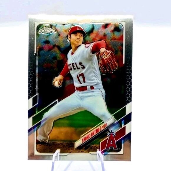 2021 Topps Chrome - Shohei Ohtani Los Angeles Angels #159 - Picture 6 of 11